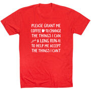 Running Short Sleeve T-Shirt - Please Grant Me Coffee
