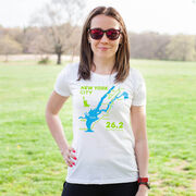 Women's Everyday Runners Tee - New York City Route