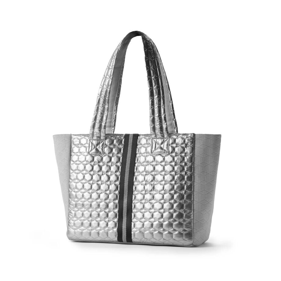 Amelia Tote - Silver | Gone For a Run