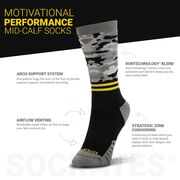 Socrates&reg; Mid-Calf Performance Socks - Let's Do This