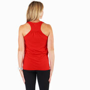 Flowy Racerback Tank Top - Life's Short Run Long (Mountains)