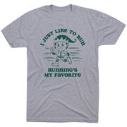 Running Short Sleeve T-Shirt - I Just Like To Run