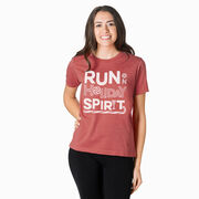 Running Short Sleeve T- Shirt -  Run On Holiday Spirit