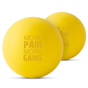 Lacrosse Massage Recovery Balls - More Pain More Gains (Set of 2)