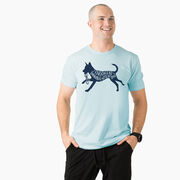 Running Short Sleeve T-Shirt - I'd Rather Be Running with My Dog