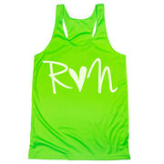 Women's Racerback Performance Tank Top - Run Heart