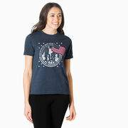 Running Short Sleeve T-Shirt - Run For The Red, White & Blue