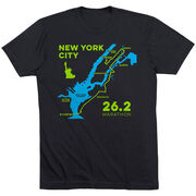 Running Short Sleeve T-Shirt - New York City Route