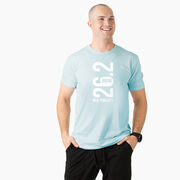 Running Short Sleeve T-Shirt - New York City 26.2 Vertical