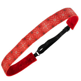 Athletic Juliband Non-Slip Headband - Christmas Sweater