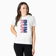 Running Short Sleeve T-Shirt - Patriotic Run