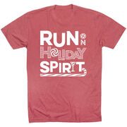 Running Short Sleeve T- Shirt -  Run On Holiday Spirit