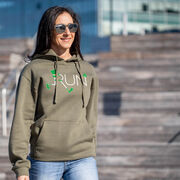 Statement Fleece Hoodie -  Let's Run Lucky