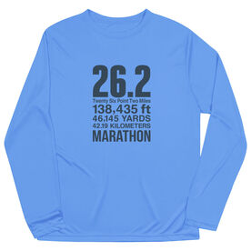 Men's Running Long Sleeve Performance Tee - 26.2 Math Miles