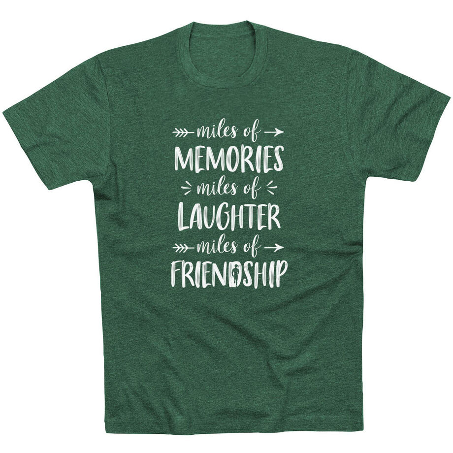 Running Short Sleeve T-Shirt - Miles of Friendship Mantra