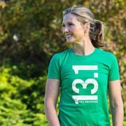 Women's Everyday Runners Tee 13.1 Half Marathon Vertical