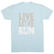 Running Short Sleeve T-Shirt - Live Love Run Silhouette