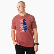 Running Short Sleeve T-Shirt - Patriotic Run