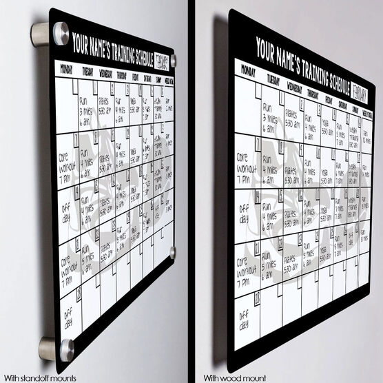 Running 18 X 12 Wall Art Personalized Dry Erase Training