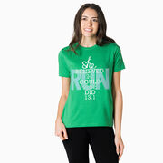 Running Short Sleeve T-Shirt - She Believed She Could So She Did 13.1