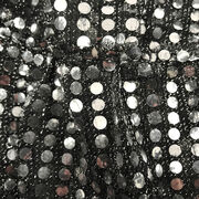 Running Costume Skirt - Black Glitter Sequined