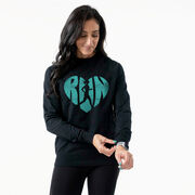 Running Raglan Crew Neck Pullover - Love The Run