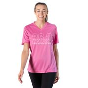 Women's Short Sleeve Tech Tee - Marathoner 26.2 Miles