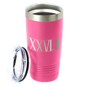 Running 20 oz. Double Insulated Tumbler - 26.2 Roman Numerals