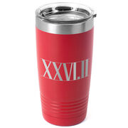 Running 20 oz. Double Insulated Tumbler - 26.2 Roman Numerals