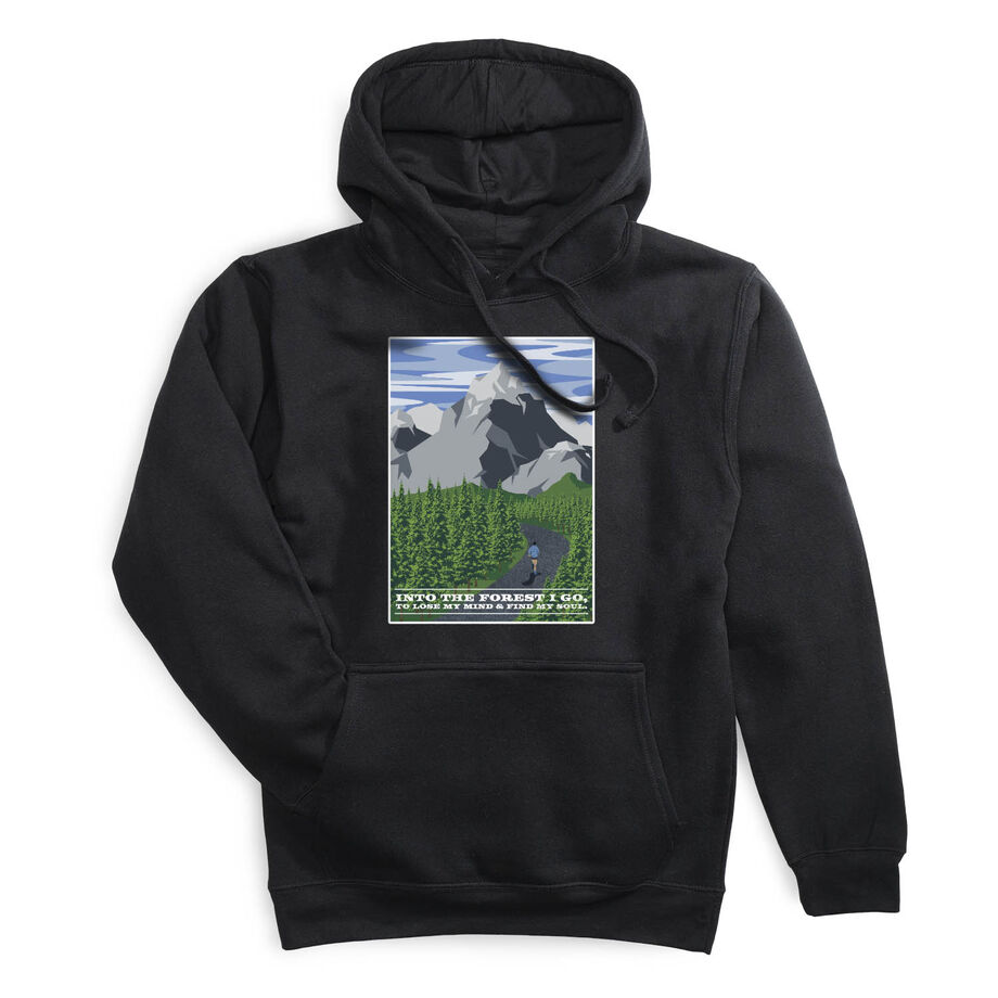Statement Fleece Hoodie - Into the Forest