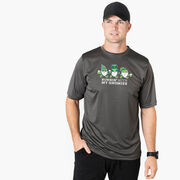 Men's Running Short Sleeve Performance Tee - Runnin' With My Gnomies® - Lucky