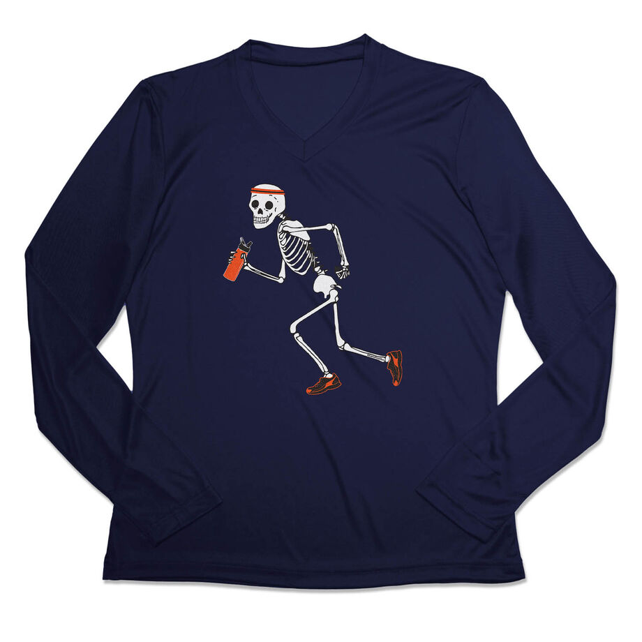 Women's Long Sleeve Tech Tee - Never Stop Running