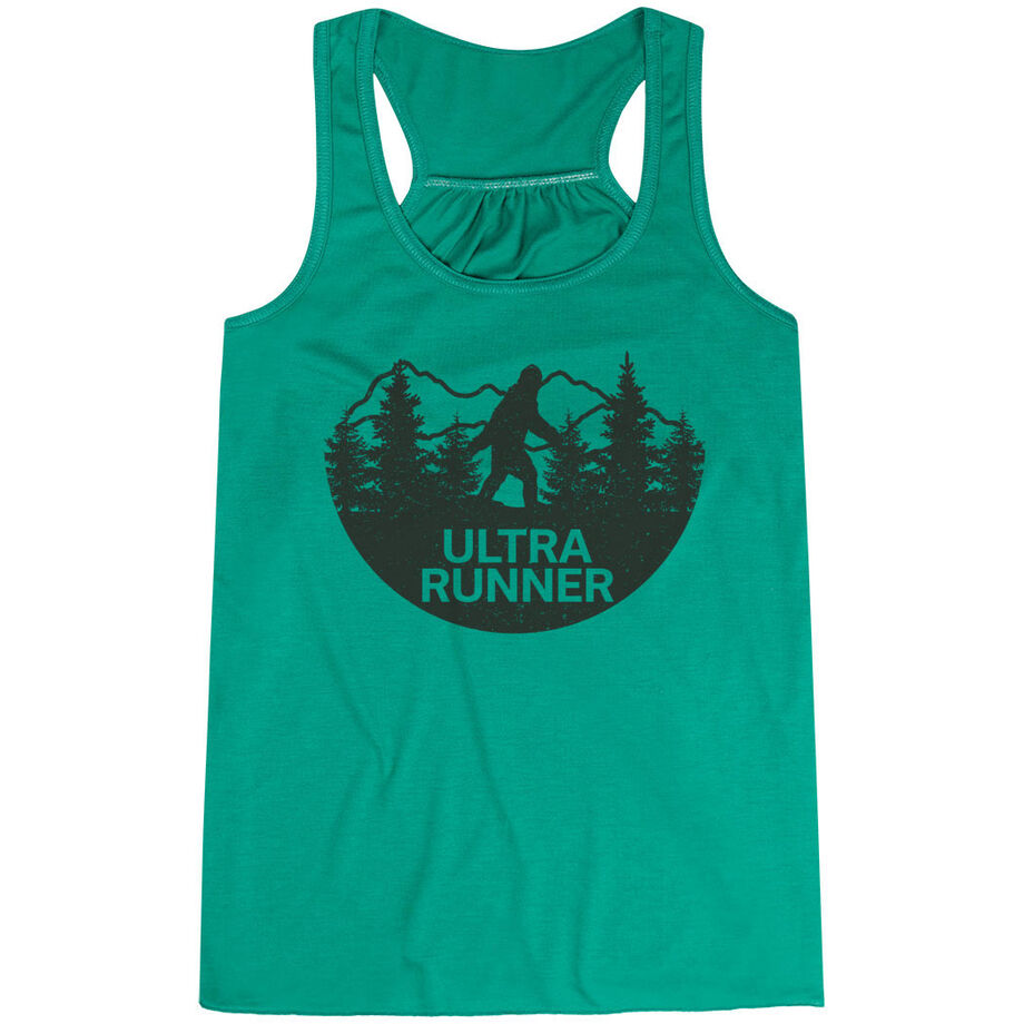 Flowy Racerback Tank Top - Ultra Runner Bigfoot