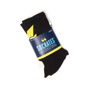 Socrates&reg; Mid-Calf Performance Socks - Bad Ass (Black)