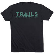 Running Short Sleeve T-Shirt - Trails Over Treadmills