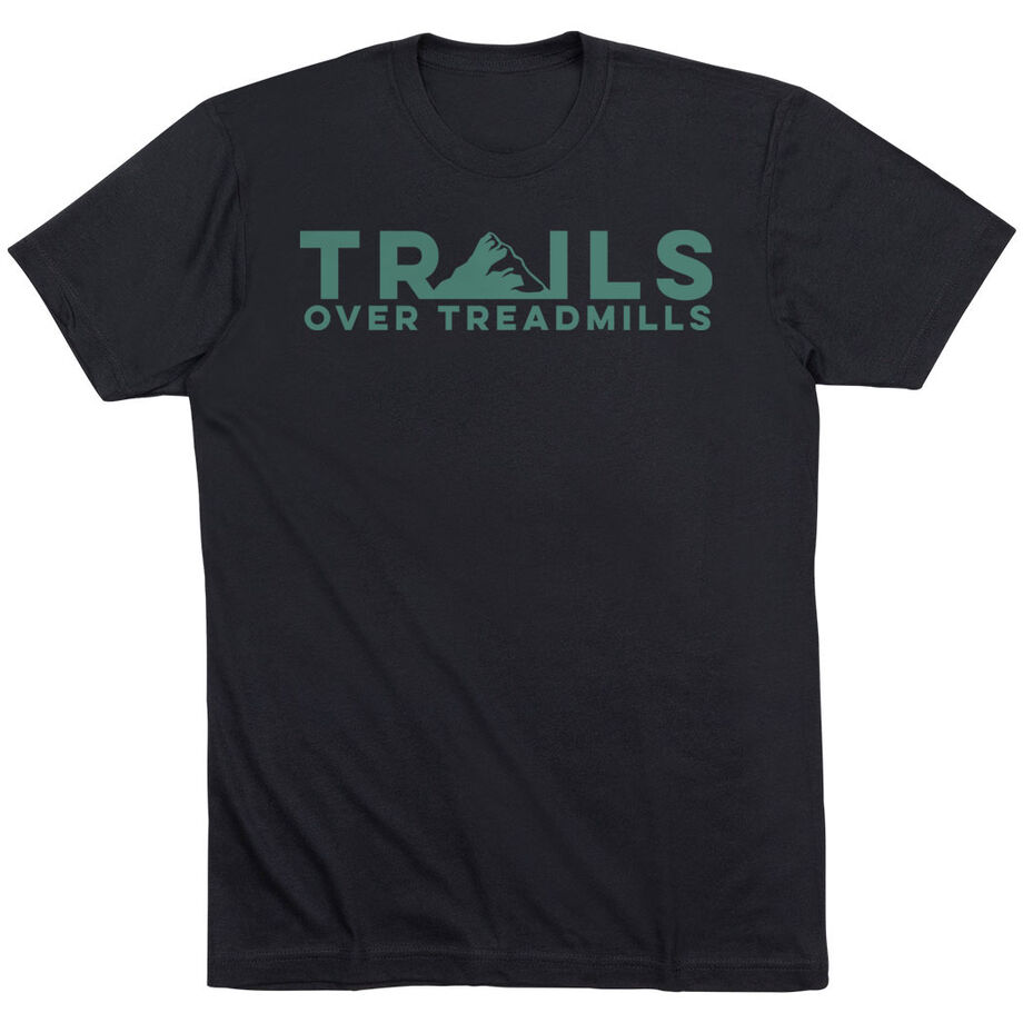 Running Short Sleeve T-Shirt - Trails Over Treadmills