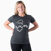 Women's Everyday Runners Tee - Santa Run Face