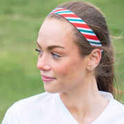 Athletic Juliband Non-Slip Headband - Candy Canes