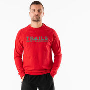 Running Raglan Crew Neck Pullover - Trails Over Treadmills