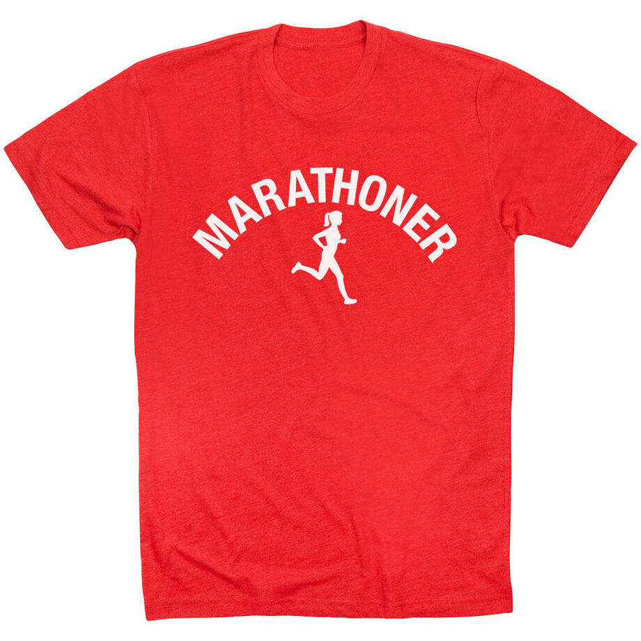 Running Short Sleeve T-Shirt - Marathoner Girl