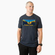 Running Short Sleeve T-Shirt - Happy Hour Runner