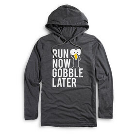 Running Lightweight Hoodie - Run Now Gobble Later (Bold)