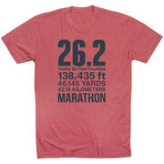 Running Short Sleeve T-Shirt - 26.2 Math Miles