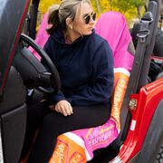 RunTechnology® Athletic Moisture-Wicking Towel Car Seat Cover - Run With Inspiration