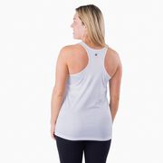 Women's Racerback Performance Tank Top - Trails Over Treadmills