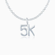 Sterling Silver 5K Necklace