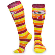 Yakety Yak Knee High Socks - Run Now Gobble Later