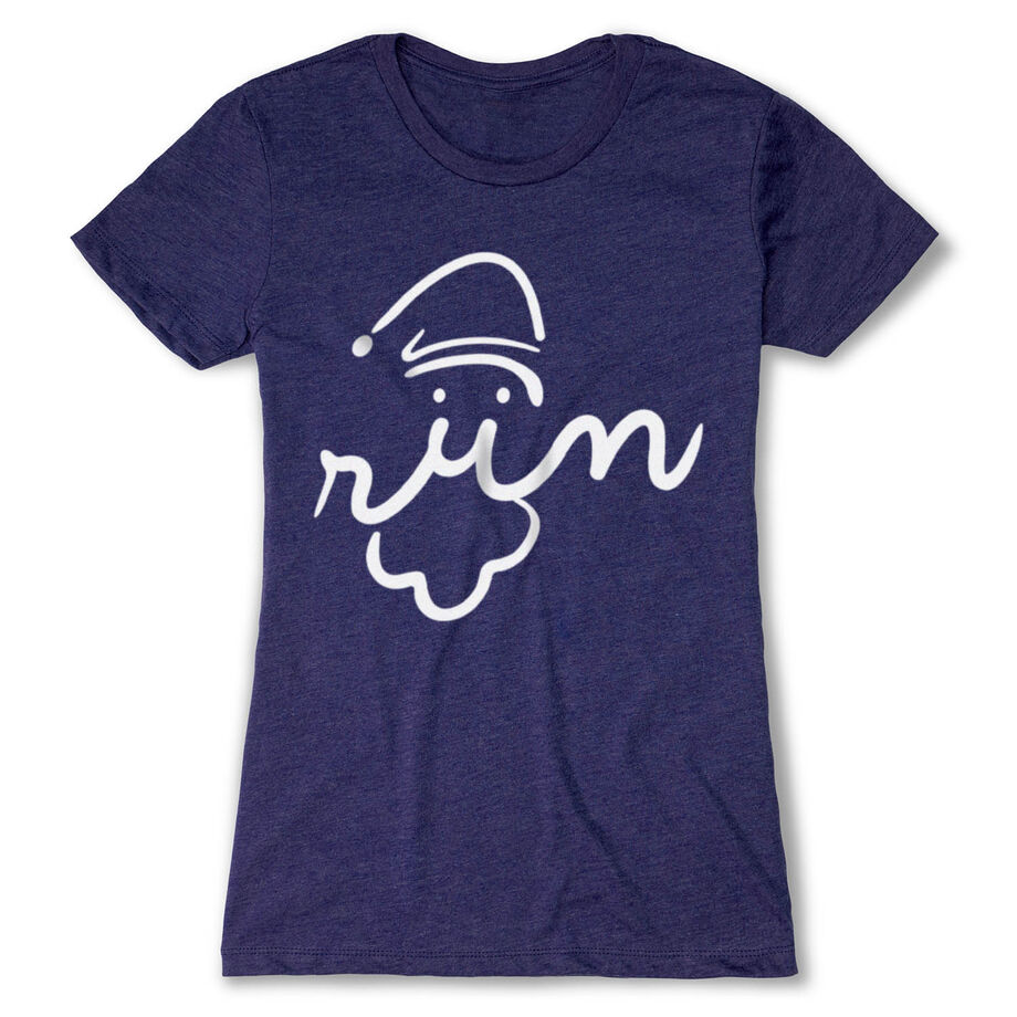 Women's Everyday Runners Tee - Santa Run Face