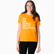 Running Short Sleeve T-Shirt - Then I Eat The Candy Corn