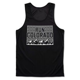 Men's Running Performance Tank Top - Run Colorado